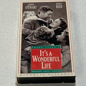 It’s A Wonderful Life (VHS, 1946) Original Uncut Version  Christmas Movie